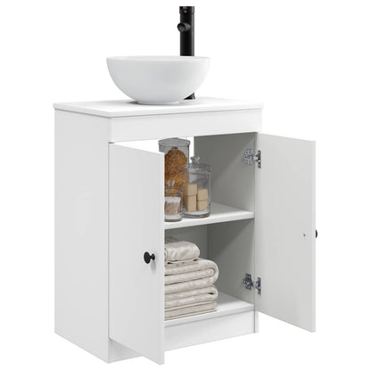 vidaXL Bathroom Vanity with Sink White 54 x 35 x 83 cm Engineered Wood