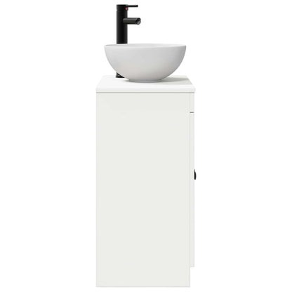 vidaXL Bathroom Vanity with Sink White 54 x 35 x 83 cm Engineered Wood