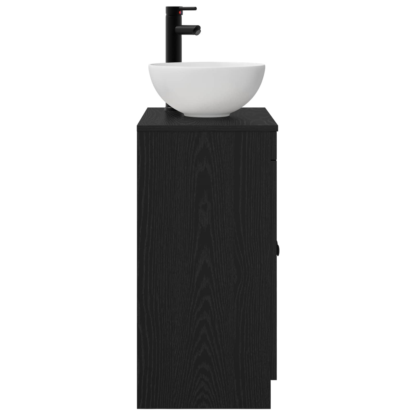 vidaXL Bathroom Vanity with Sink Black 54 x 35 x 83 cm Engineered Wood