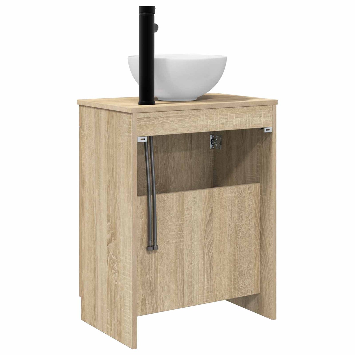 vidaXL Bathroom Vanity with Sink Sonoma Oak 54 x 35 x 83 cm