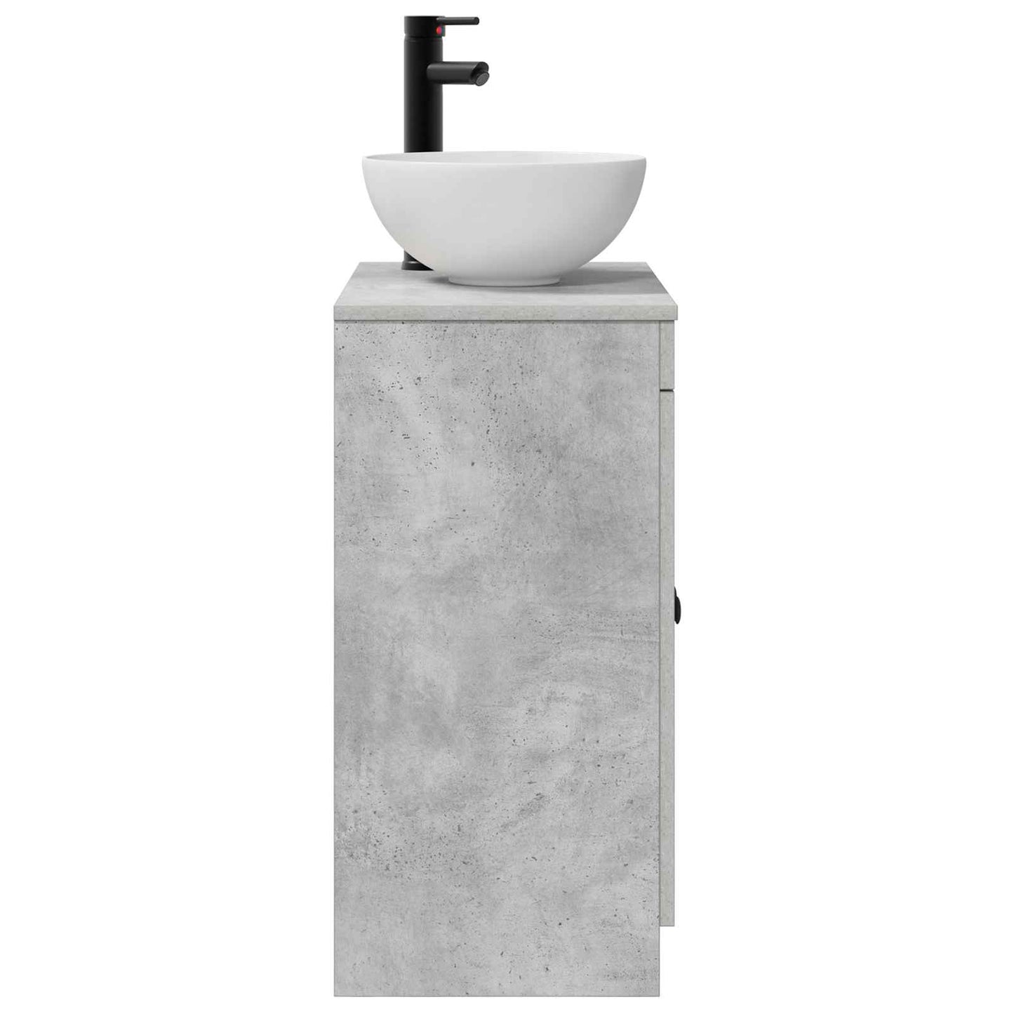 vidaXL Bathroom Vanity with Sink Concrete Grey 54 x 35 x 83 cm