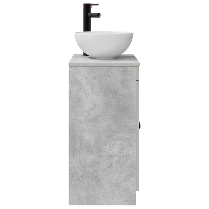 vidaXL Bathroom Vanity with Sink Concrete Grey 54 x 35 x 83 cm