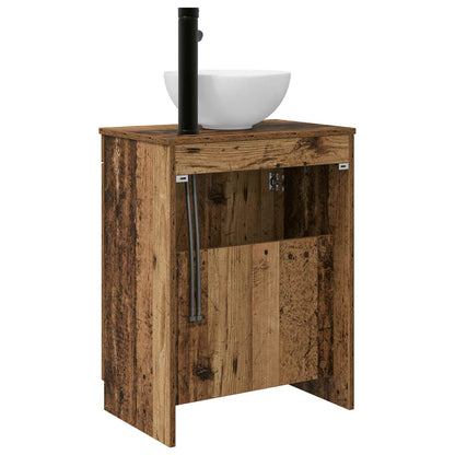 vidaXL Bathroom Vanity with Sink Old Wood 54 x 35 x 83 cm