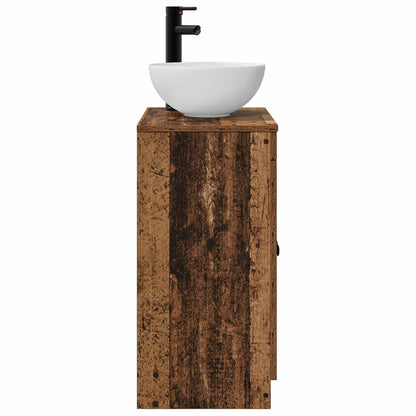 vidaXL Bathroom Vanity with Sink Old Wood 54 x 35 x 83 cm