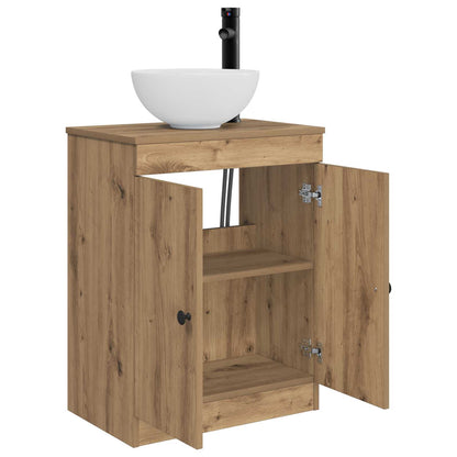 vidaXL Bathroom Vanity with Sink Artisan Oak 54 x 35 x 83 cm