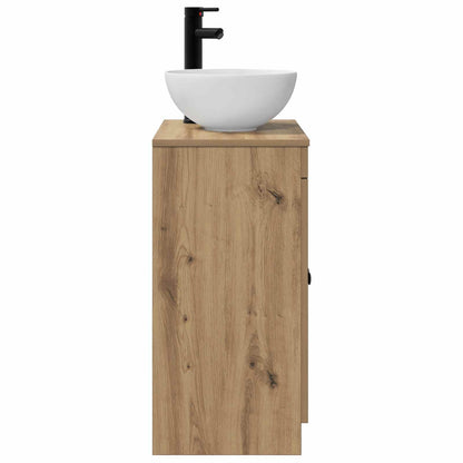 vidaXL Bathroom Vanity with Sink Artisan Oak 54 x 35 x 83 cm