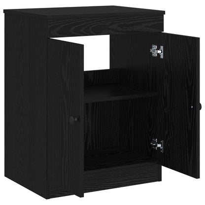 vidaXL Bathroom Cabinet Black 54 x 41 x 70 cm Engineered Wood
