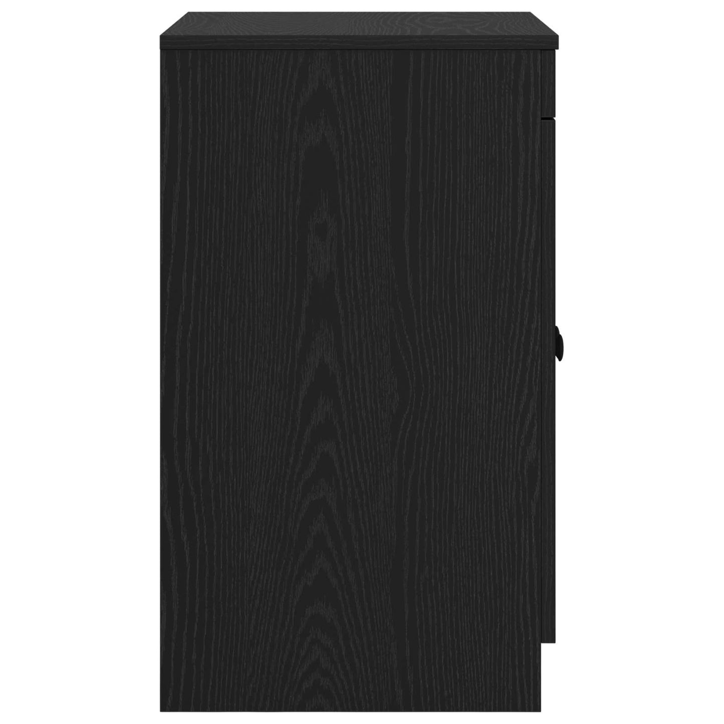 vidaXL Bathroom Cabinet Black 54 x 41 x 70 cm Engineered Wood