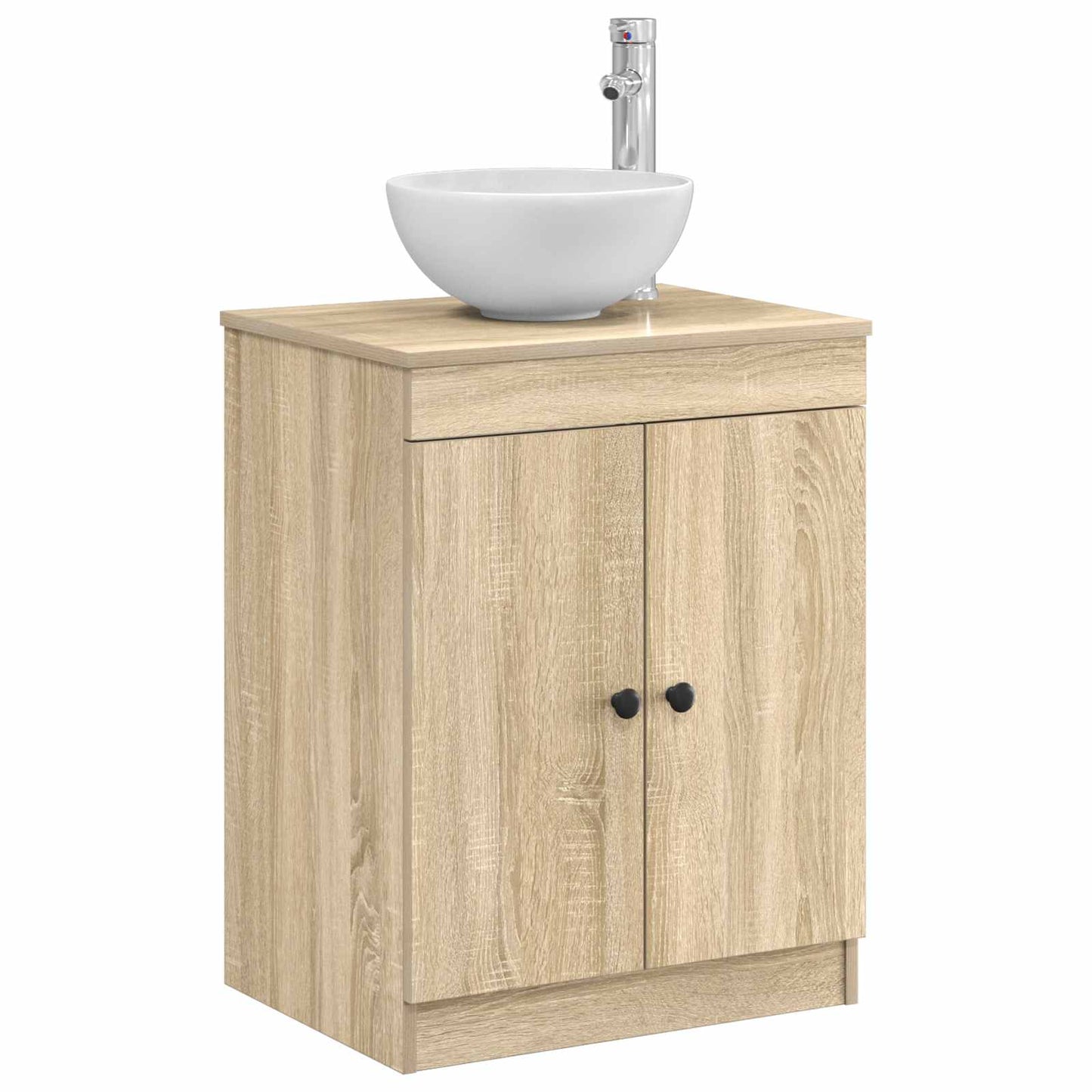 vidaXL Bathroom Cabinet Sonoma Oak 54 x 41 x 70 cm Engineered Wood