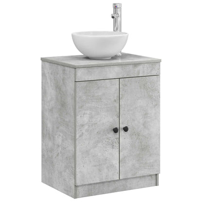 vidaXL Bathroom Cabinet Concrete Grey 54 x 41 x 70 cm Engineered Wood