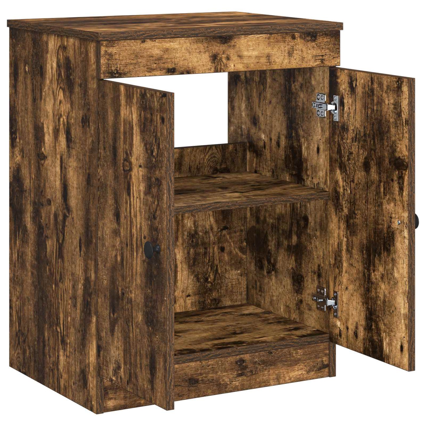 vidaXL Bathroom Cabinet Smoked Oak 54 x 41 x 70 cm Engineered Wood