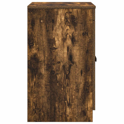 vidaXL Bathroom Cabinet Smoked Oak 54 x 41 x 70 cm Engineered Wood