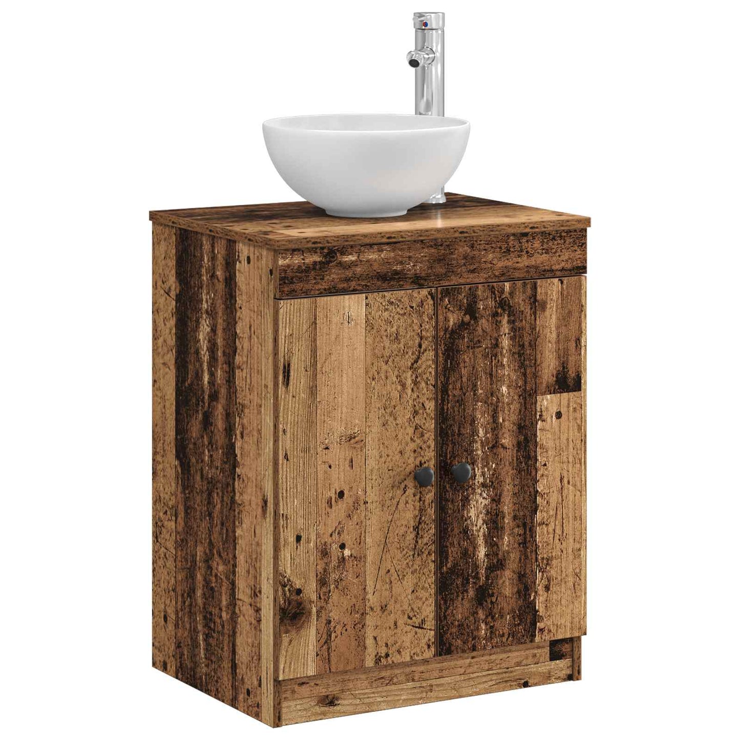 vidaXL Bathroom Cabinet Old Wood 54 x 41 x 70 cm Engineered Wood