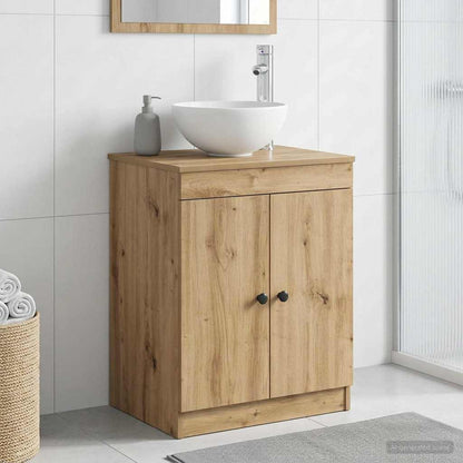 vidaXL Bathroom Cabinet Artisan Oak 54 x 41 x 70 cm Engineered Wood