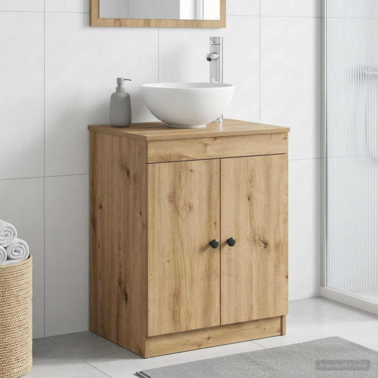 vidaXL Bathroom Cabinet Artisan Oak 54 x 41 x 70 cm Engineered Wood