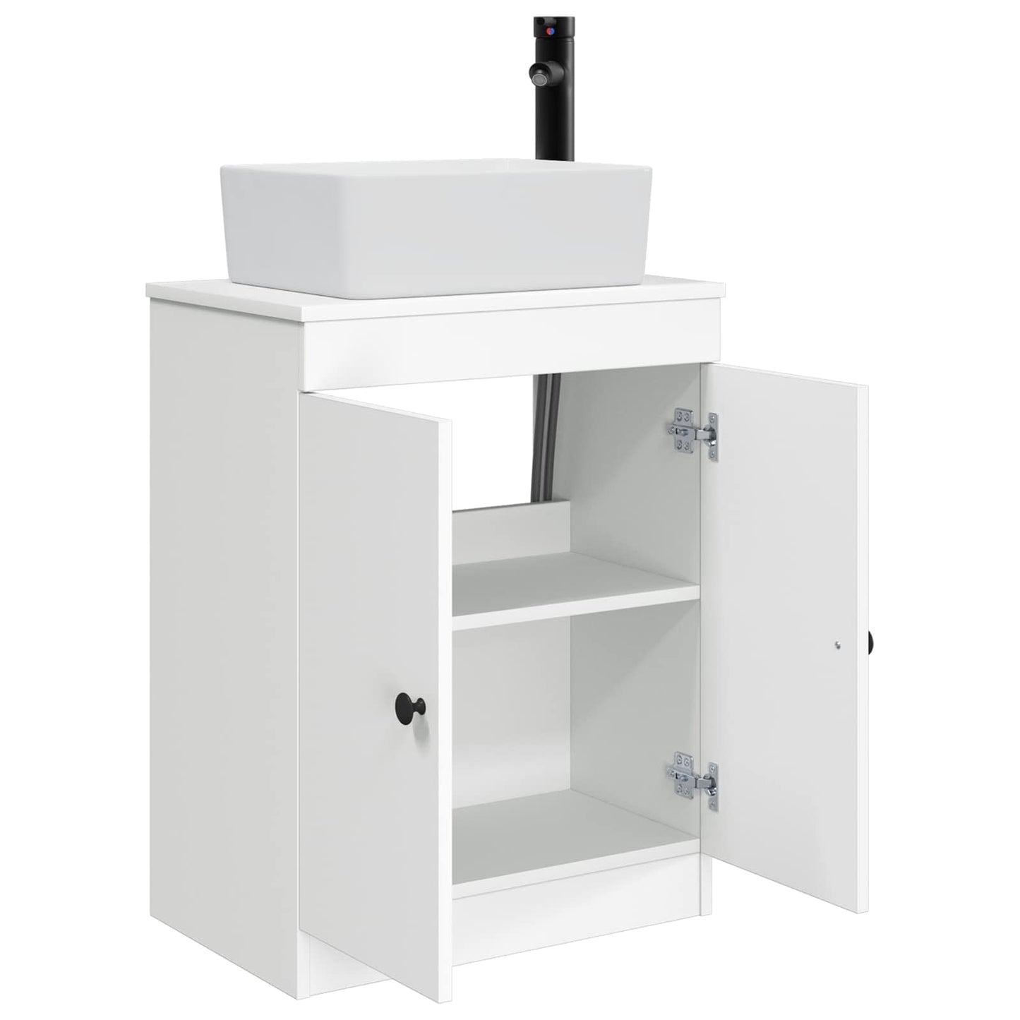 vidaXL Bathroom Vanity with Sink White 54 x 35 x 83 cm Engineered Wood