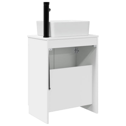 vidaXL Bathroom Vanity with Sink White 54 x 35 x 83 cm Engineered Wood