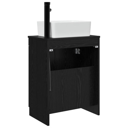 vidaXL Bathroom Vanity with Sink Black 54 x 35 x 83 cm Engineered Wood