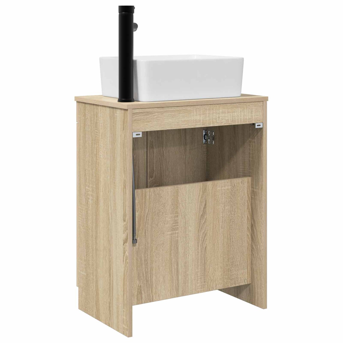 vidaXL Bathroom Vanity with Sink Sonoma Oak 54 x 35 x 83 cm