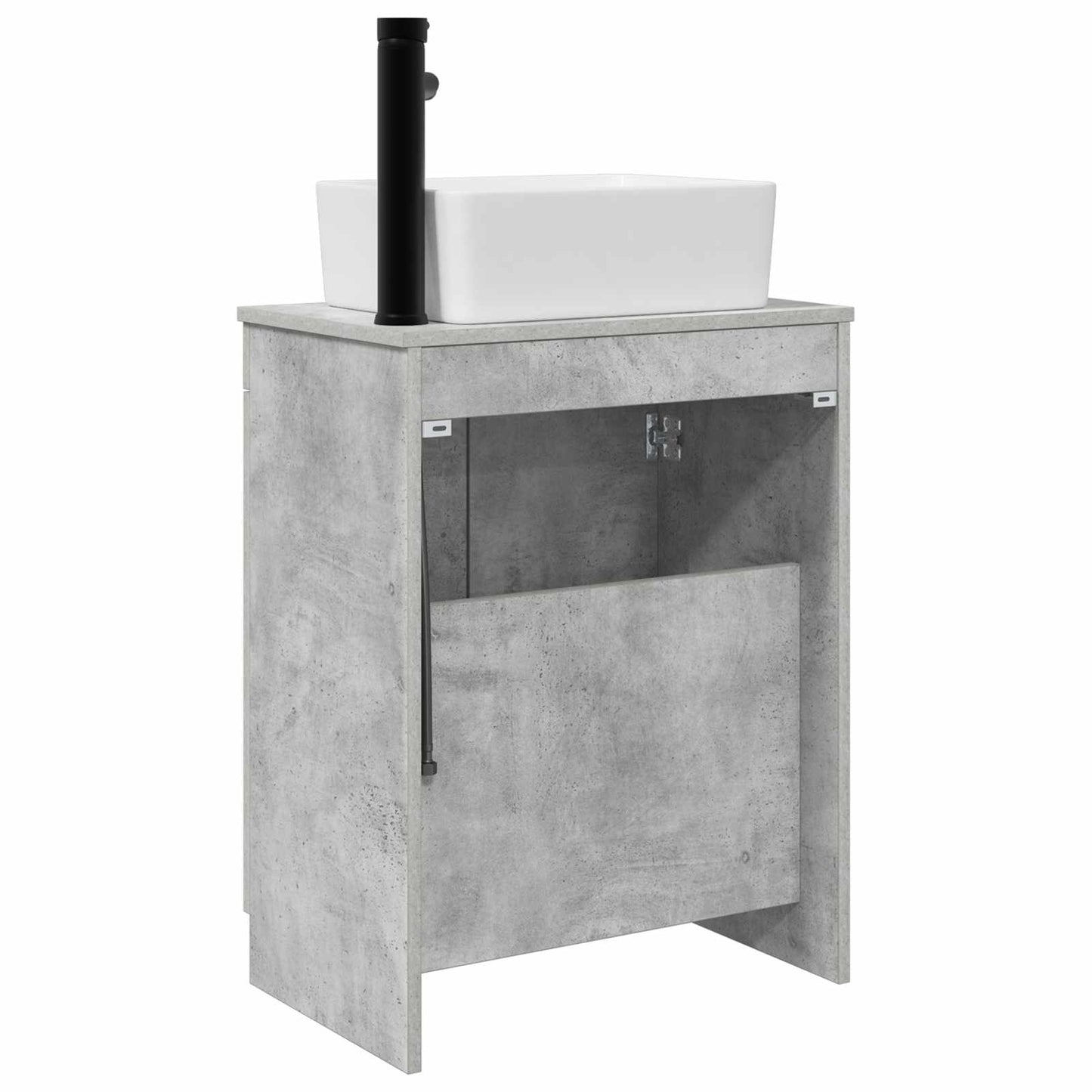 vidaXL Bathroom Vanity with Sink Concrete Grey 54 x 35 x 83 cm
