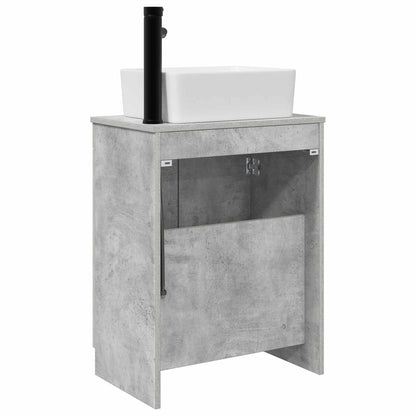 vidaXL Bathroom Vanity with Sink Concrete Grey 54 x 35 x 83 cm