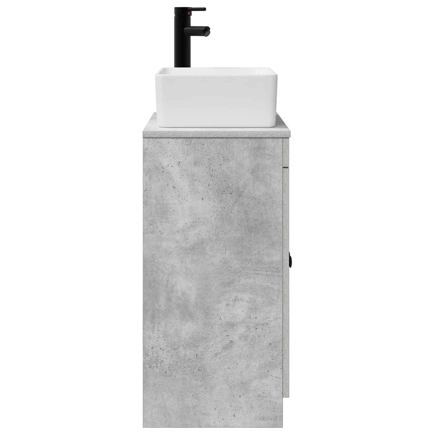 vidaXL Bathroom Vanity with Sink Concrete Grey 54 x 35 x 83 cm