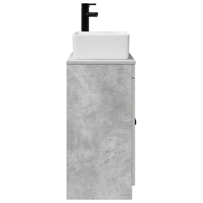 vidaXL Bathroom Vanity with Sink Concrete Grey 54 x 35 x 83 cm