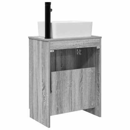 vidaXL Bathroom Vanity with Sink Grey Sonoma 54 x 35 x 83 cm