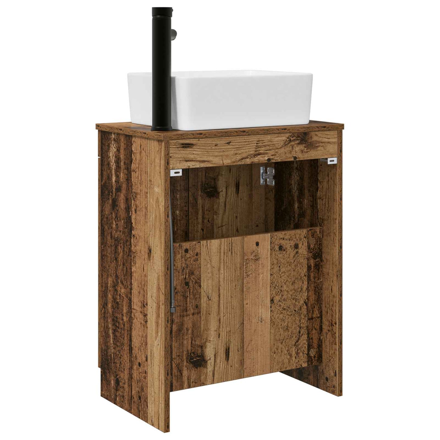 vidaXL Bathroom Vanity with Sink Old Wood 54 x 35 x 83 cm