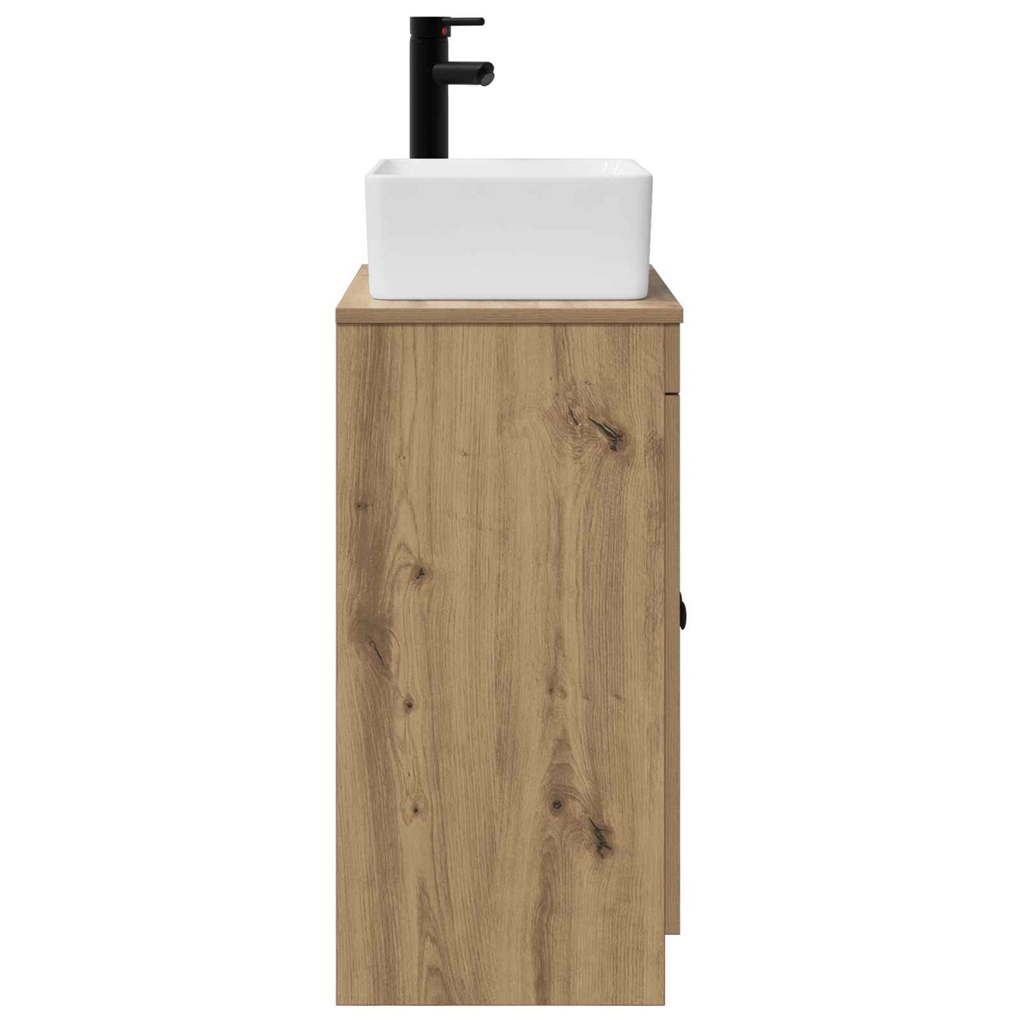 vidaXL Bathroom Vanity with Sink Artisan Oak 54 x 35 x 83 cm