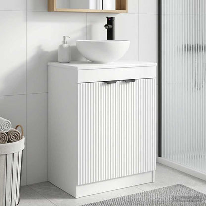vidaXL Bathroom Vanity with Sink White 54 x 35 x 83 cm Engineered Wood