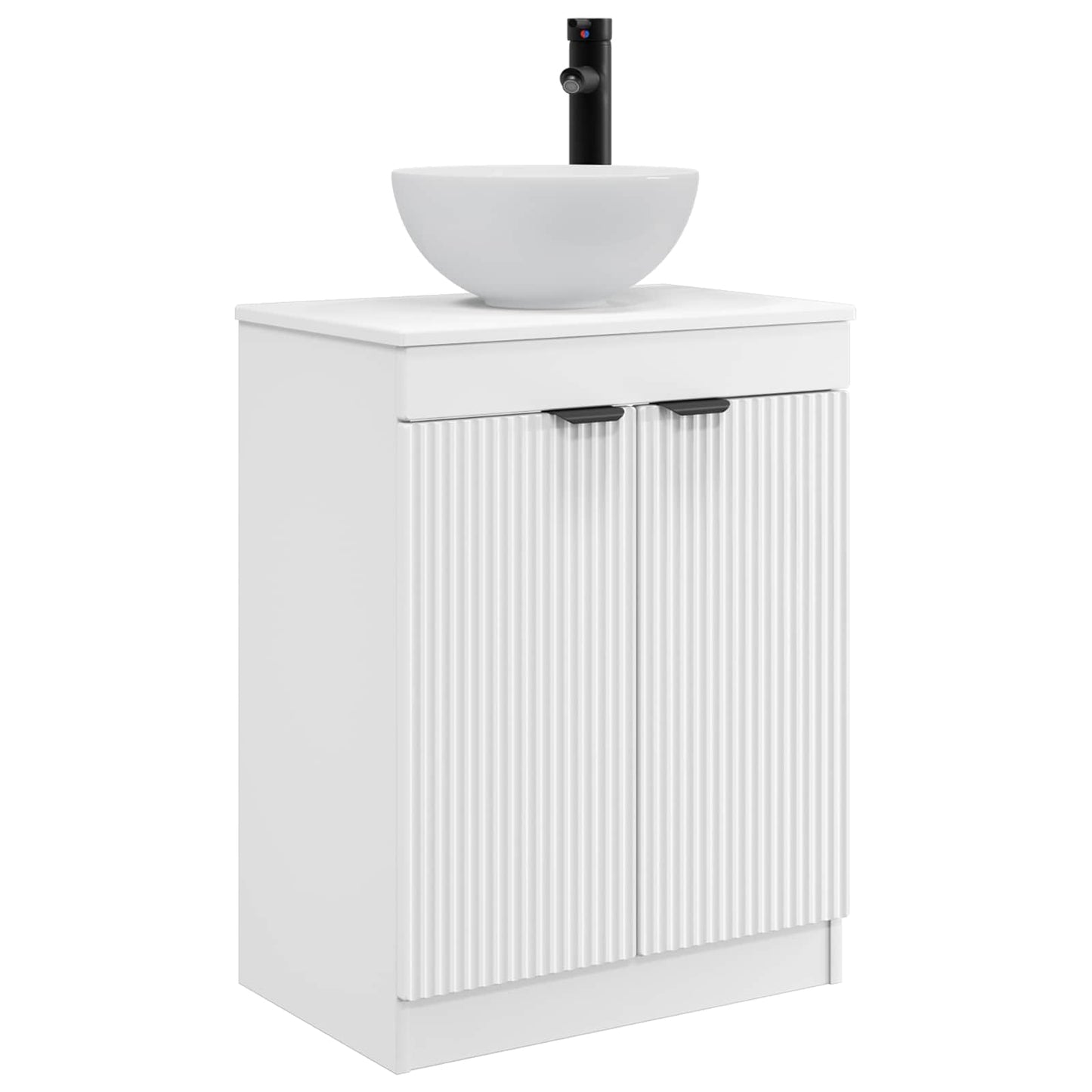 vidaXL Bathroom Vanity with Sink White 54 x 35 x 83 cm Engineered Wood
