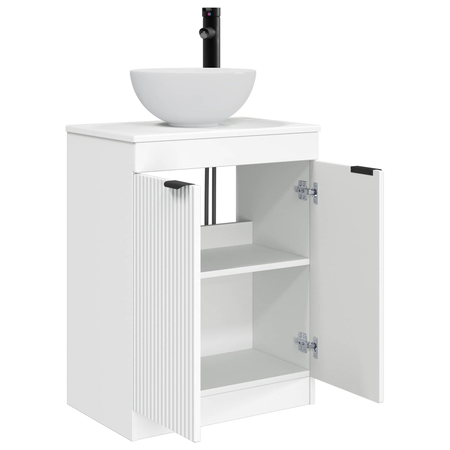 vidaXL Bathroom Vanity with Sink White 54 x 35 x 83 cm Engineered Wood
