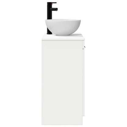 vidaXL Bathroom Vanity with Sink White 54 x 35 x 83 cm Engineered Wood