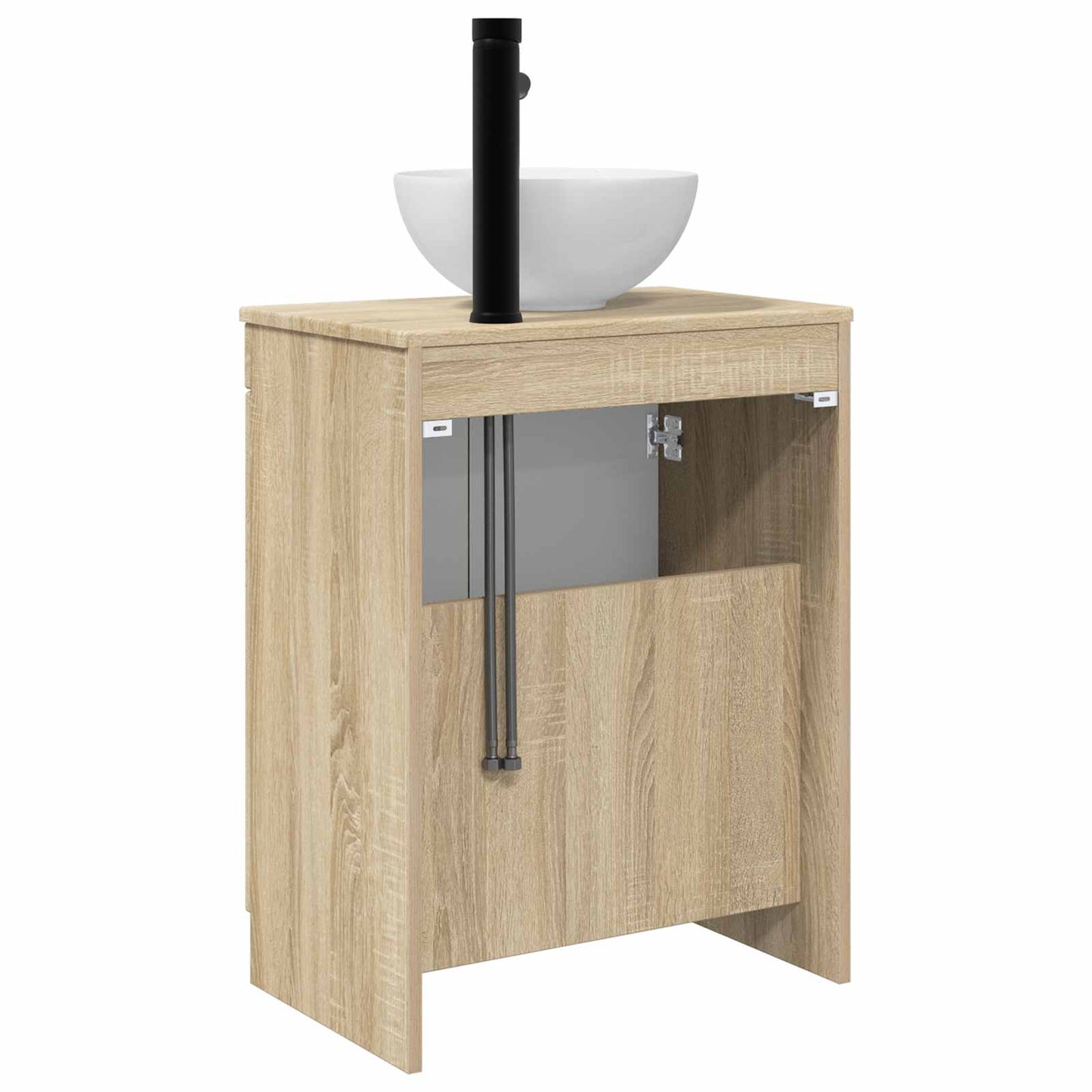 vidaXL Bathroom Vanity with Sink Sonoma Oak 54 x 35 x 83 cm
