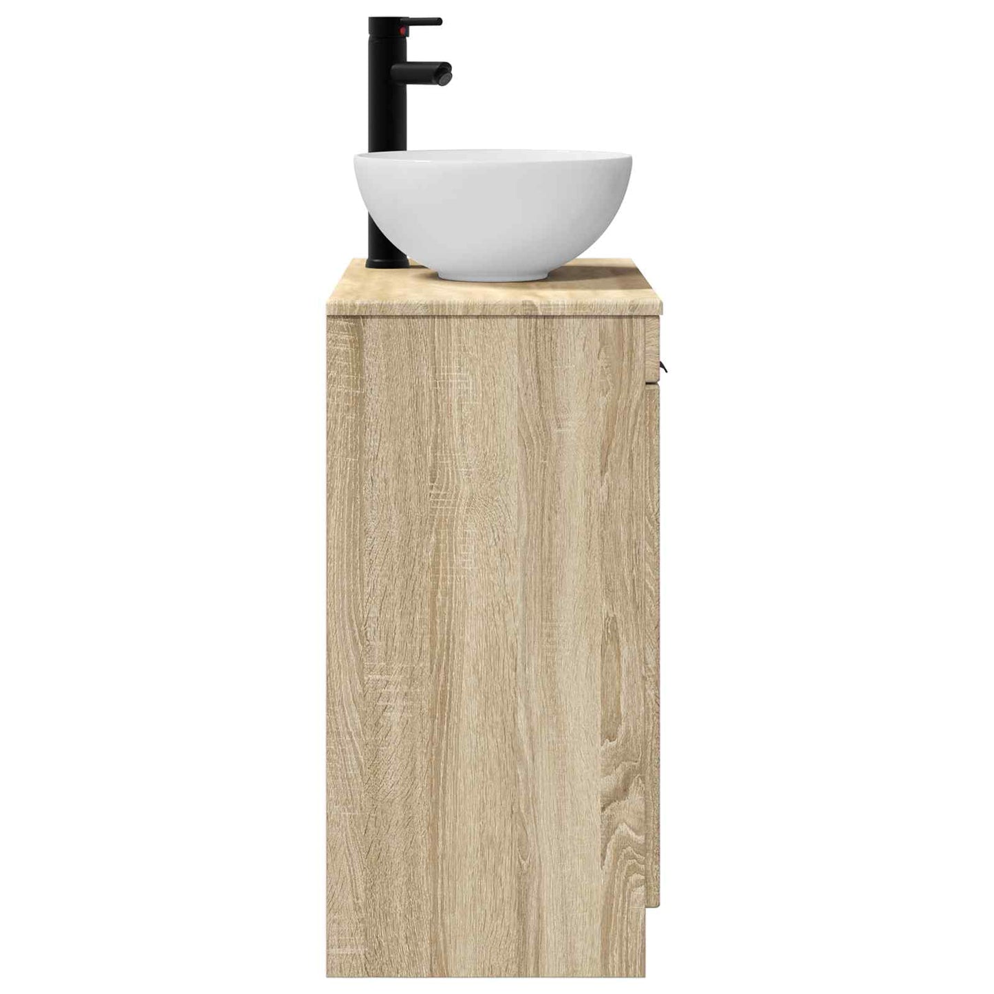 vidaXL Bathroom Vanity with Sink Sonoma Oak 54 x 35 x 83 cm