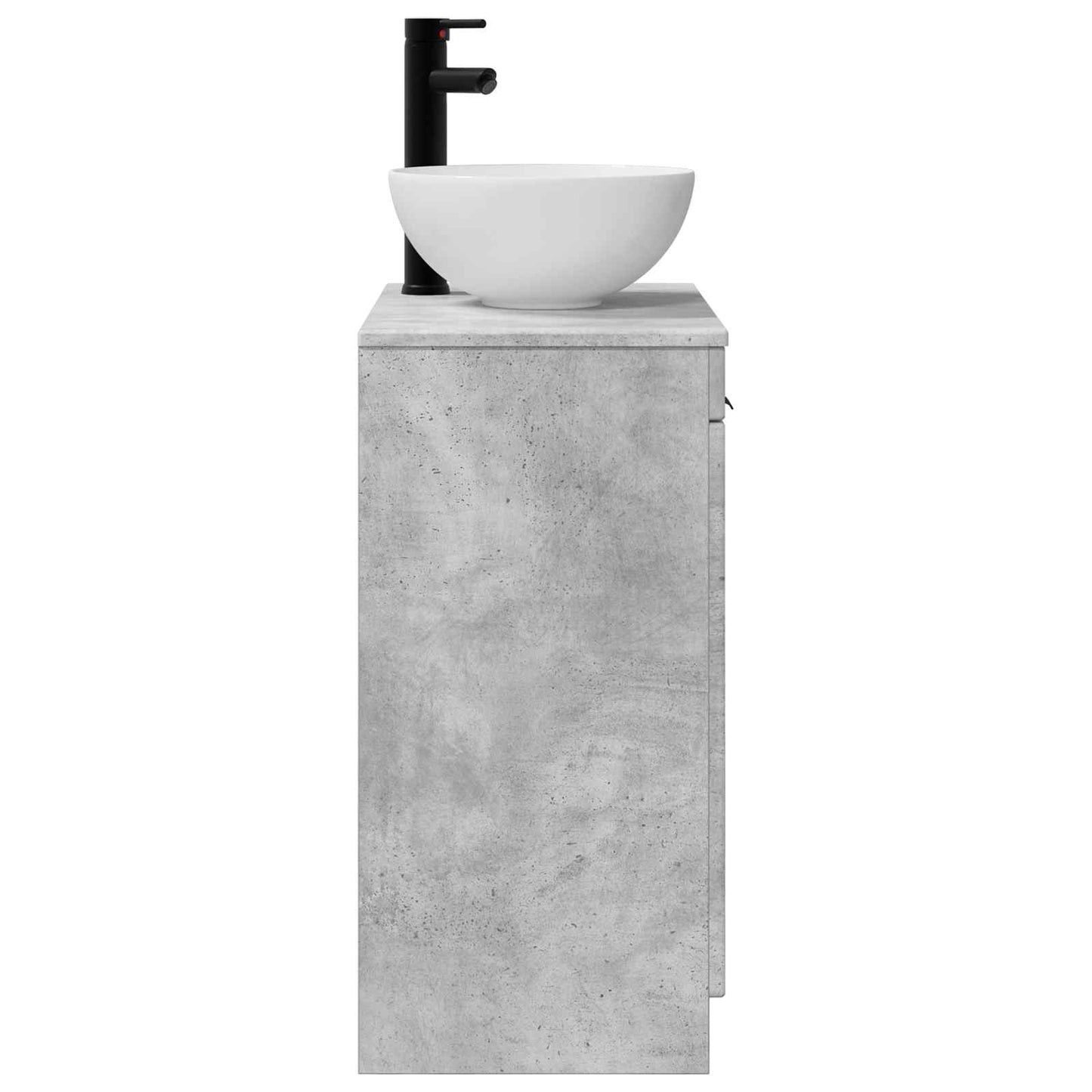 vidaXL Bathroom Vanity with Sink Concrete Grey 54 x 35 x 83 cm