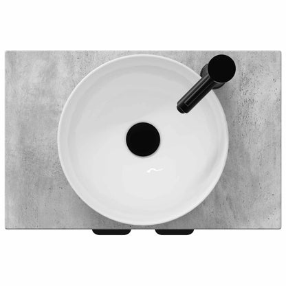 vidaXL Bathroom Vanity with Sink Concrete Grey 54 x 35 x 83 cm