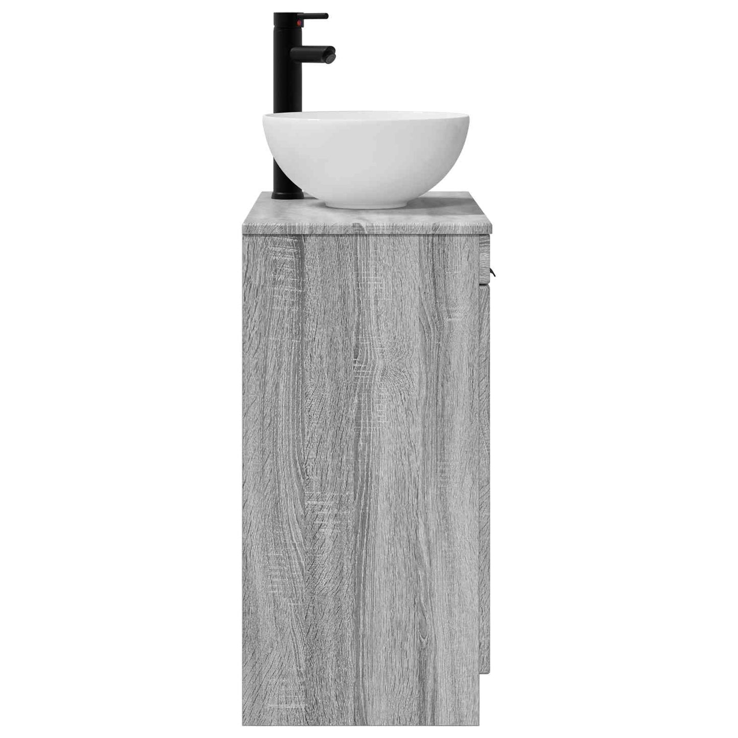 vidaXL Bathroom Vanity with Sink Grey Sonoma 54 x 35 x 83 cm