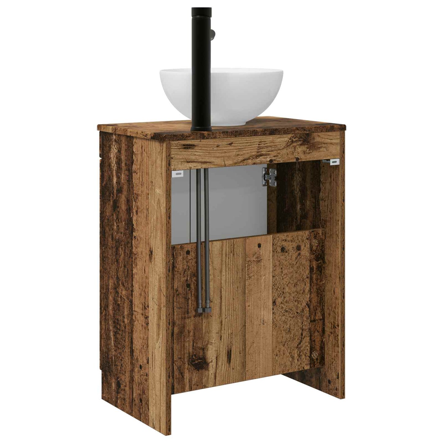 vidaXL Bathroom Vanity with Sink Old Wood 54 x 35 x 83 cm