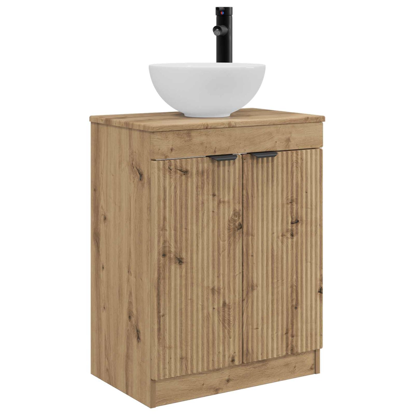 vidaXL Bathroom Vanity with Sink Artisan Oak 54 x 35 x 83 cm