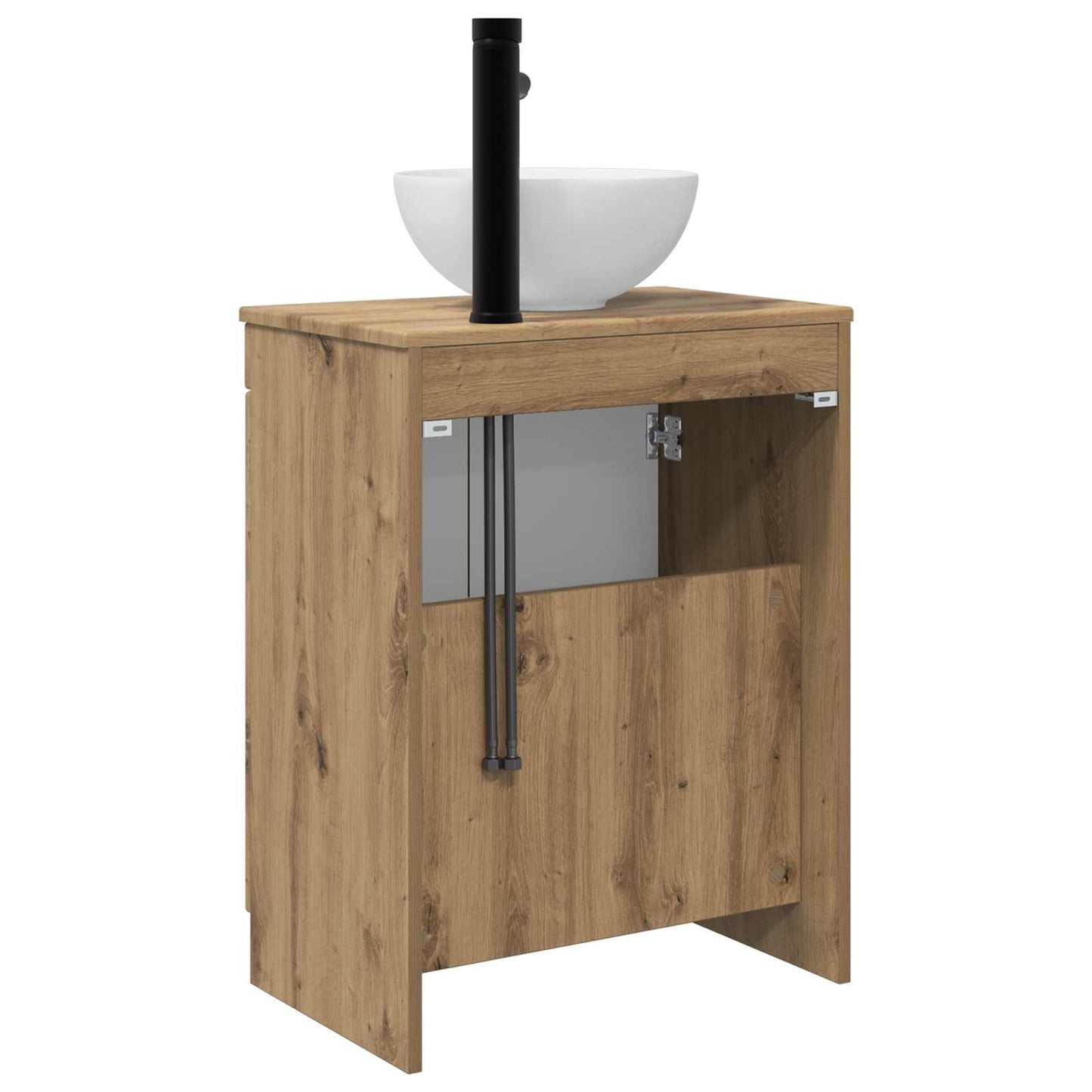 vidaXL Bathroom Vanity with Sink Artisan Oak 54 x 35 x 83 cm