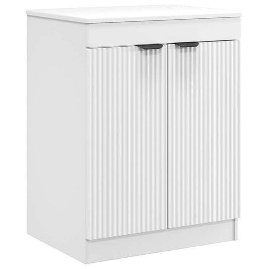 vidaXL Bathroom Cabinet White 54 x 41 x 70 cm Engineered Wood