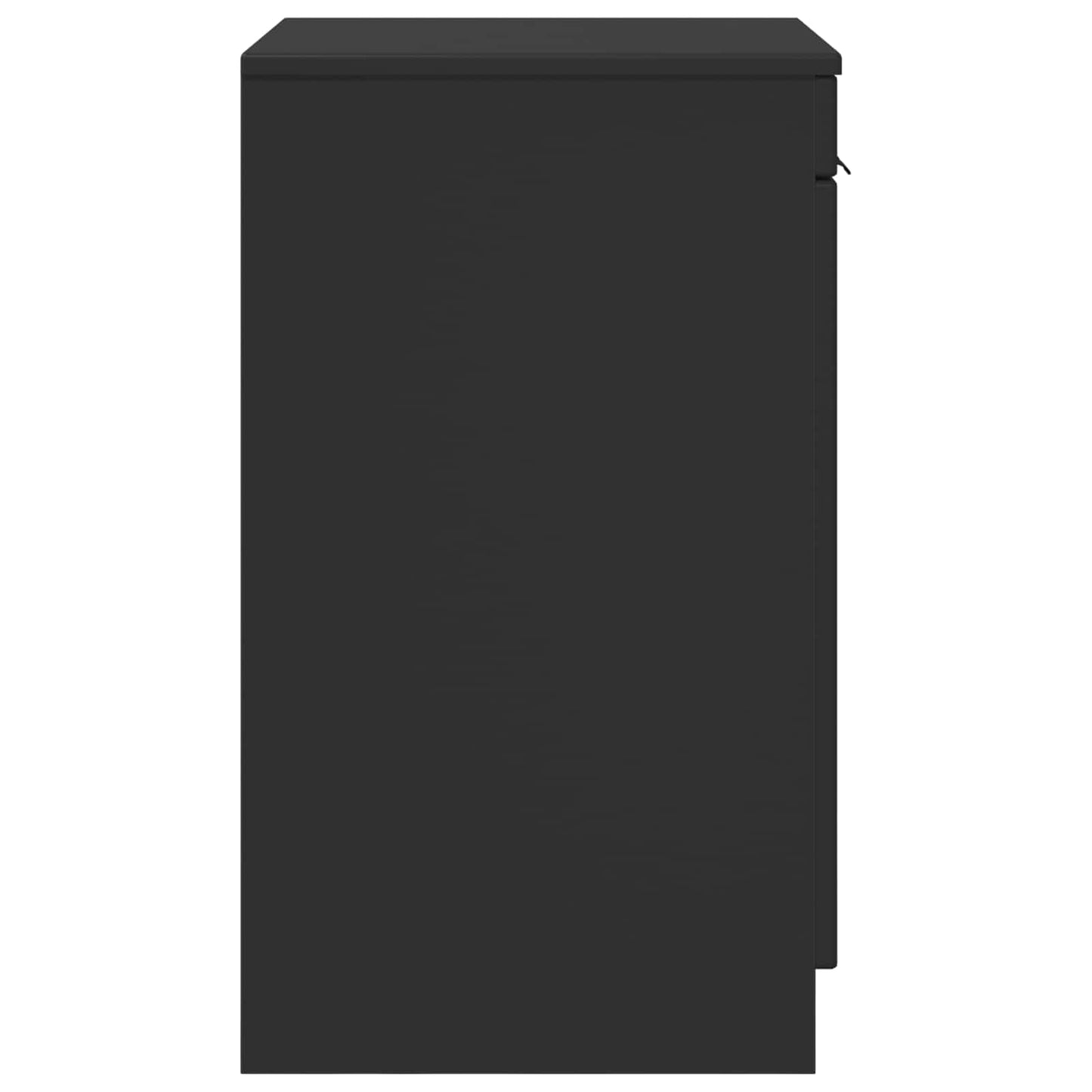 vidaXL Bathroom Cabinet Black 54 x 41 x 70 cm Engineered Wood