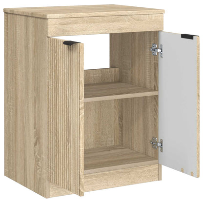 vidaXL Bathroom Cabinet Sonoma Oak 54 x 41 x 70 cm Engineered Wood