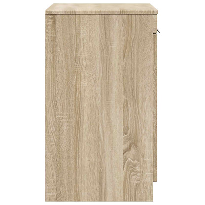 vidaXL Bathroom Cabinet Sonoma Oak 54 x 41 x 70 cm Engineered Wood