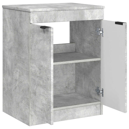 vidaXL Bathroom Cabinet Concrete Grey 54 x 41 x 70 cm Engineered Wood