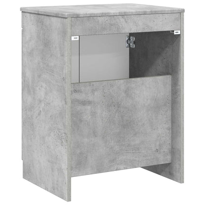 vidaXL Bathroom Cabinet Concrete Grey 54 x 41 x 70 cm Engineered Wood