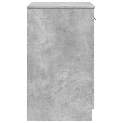 vidaXL Bathroom Cabinet Concrete Grey 54 x 41 x 70 cm Engineered Wood