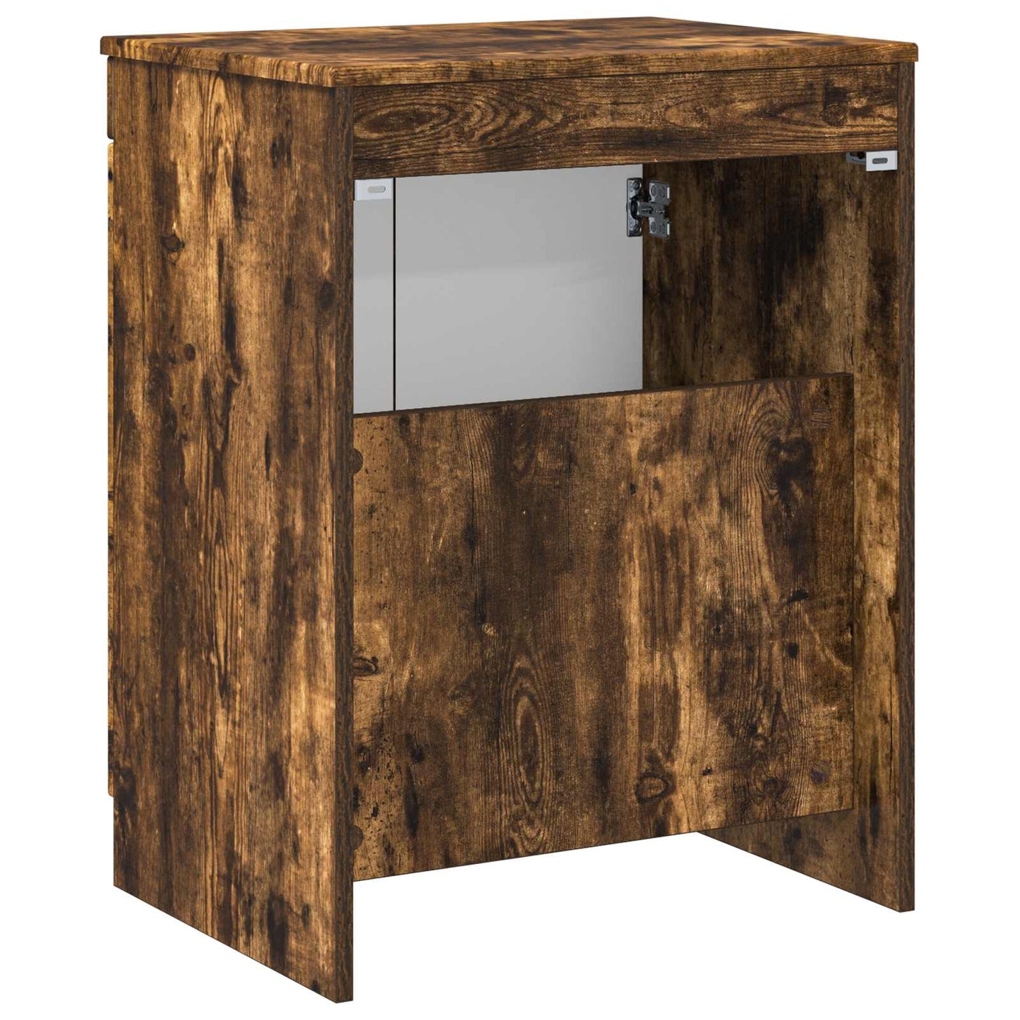 vidaXL Bathroom Cabinet Smoked Oak 54 x 41 x 70 cm Engineered Wood